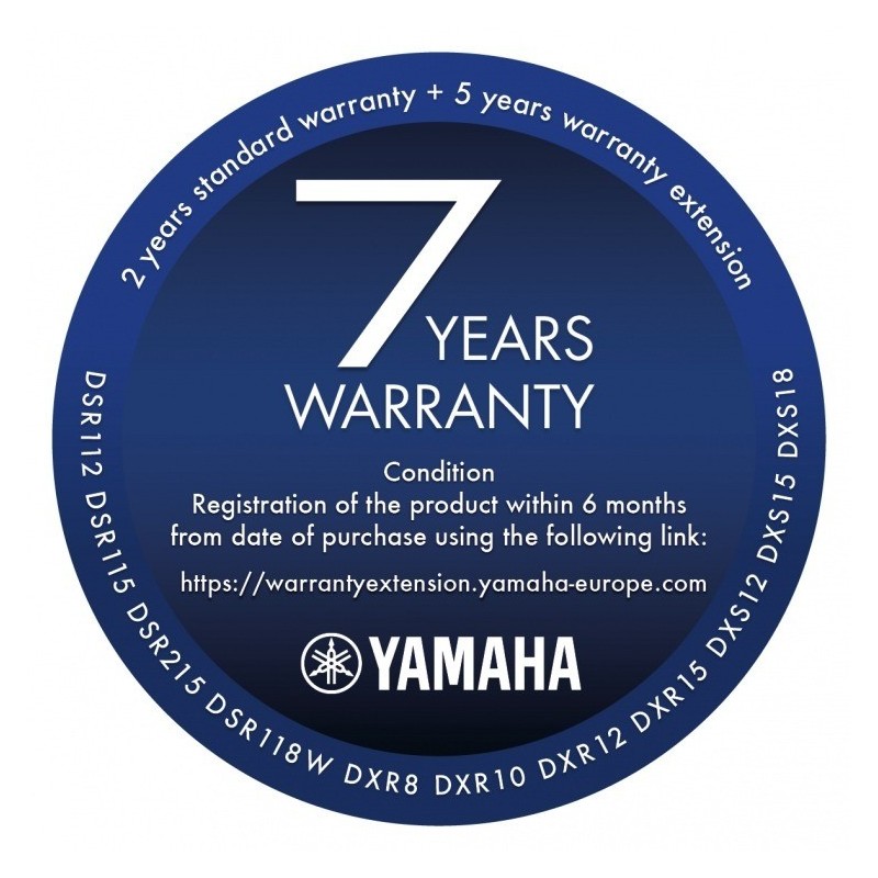 Yamaha DZR10 White - 7 lat gwarancji