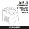 Fractal PAR LED 4 x 12 W RGBWAUV - Par LED bateryjny