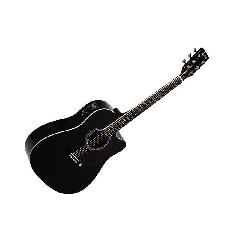 Ever Play AP-400 CEQ BK - gitara elektroakustyczna