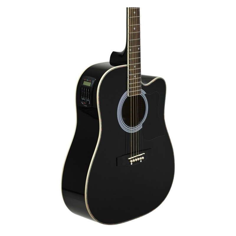 Ever Play AP-400 CEQ BK - gitara elektroakustyczna