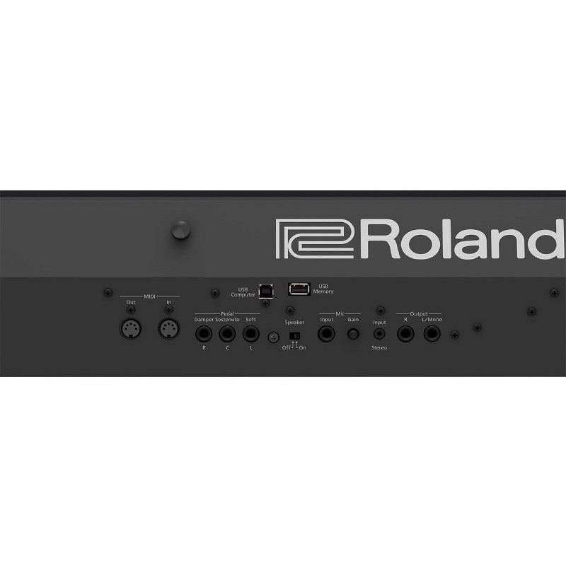 Roland FP-90X BK - backside outputs