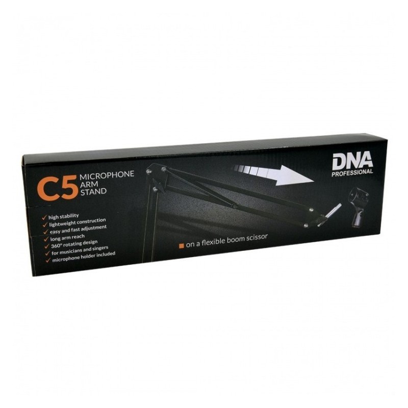 DNA C5 - biurkowy statyw mikrofonowy, wysięgnik