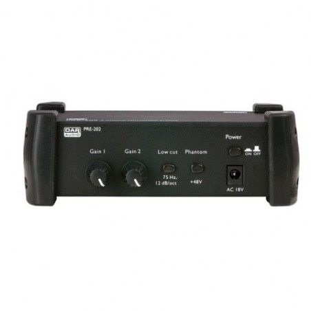 DAP Audio PRE-202 - przedwzmacniacz mikrofonowy