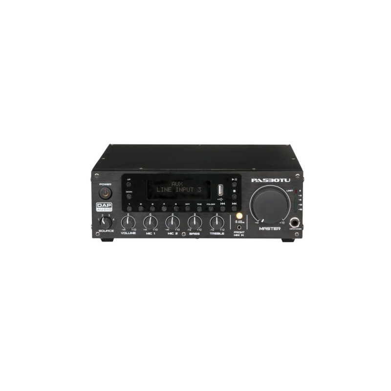 DAP Audio PA-530TU - wzmacniacz instalacyjny
