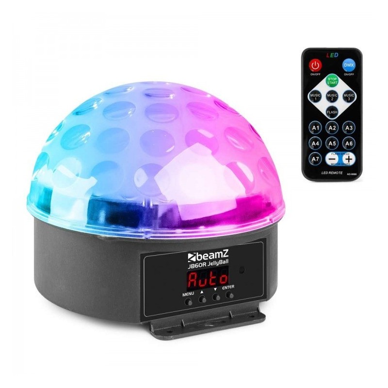 Beamz Jelly ball DMX 6x 1W LED RGBYWP - efekt LED - 4