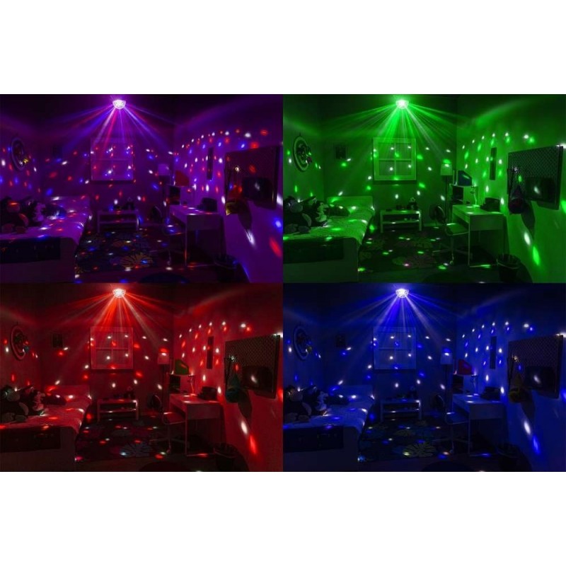 Beamz Jelly ball DMX 6x 1W LED RGBYWP - efekt LED - 8