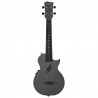 Cascha Carbon Fibre Black Set Pickup - Ukulele z elektroniką - 3