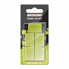 Reloop Fader Cap Set green - Nakładki na fadery
