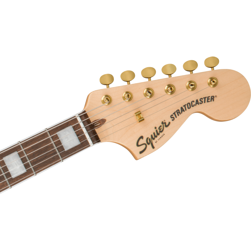 Squier 40th Anniversary Stratocaster , Gold Edition,  LF, Gold Anodized Pickguard, SSB - 5
