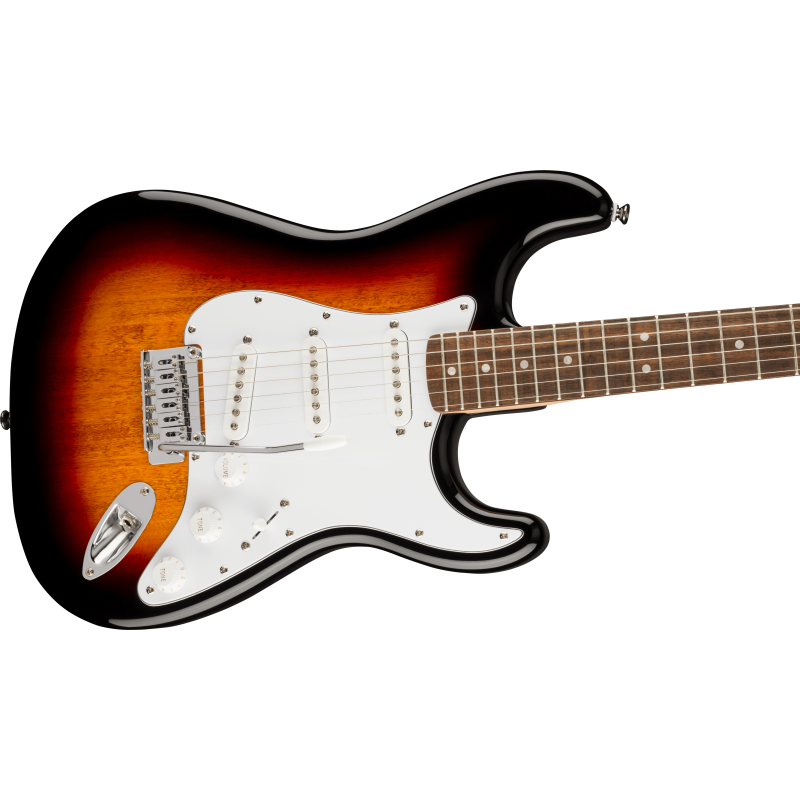 Squier Affinity Series   Stratocaster ,  LF, White Pickguard, 3-Color Sunburst - 4