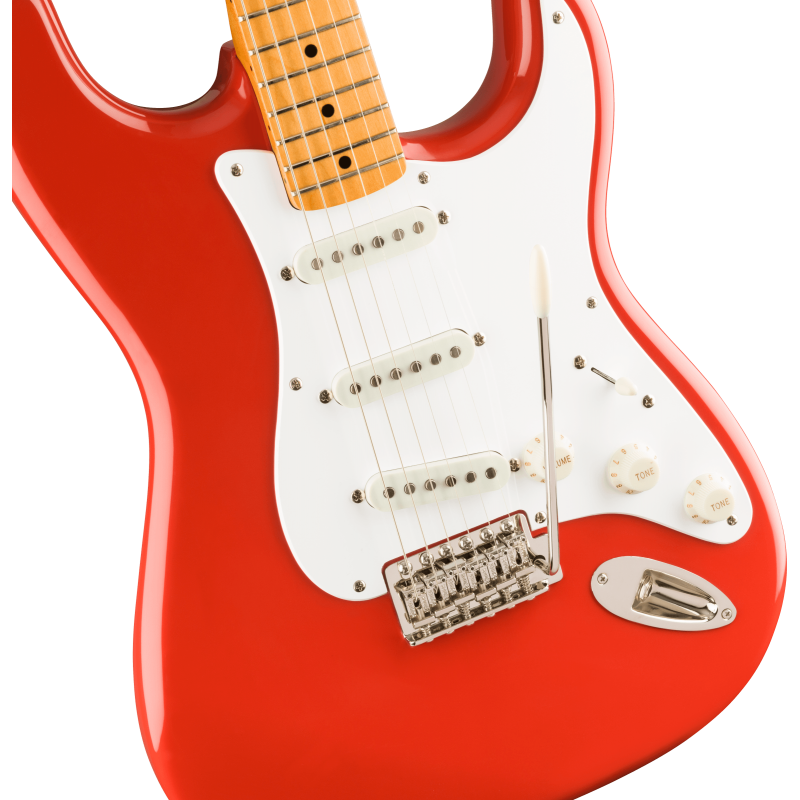 Squier Classic Vibe '50s Stratocaster ,MF, Fiesta Red - 3