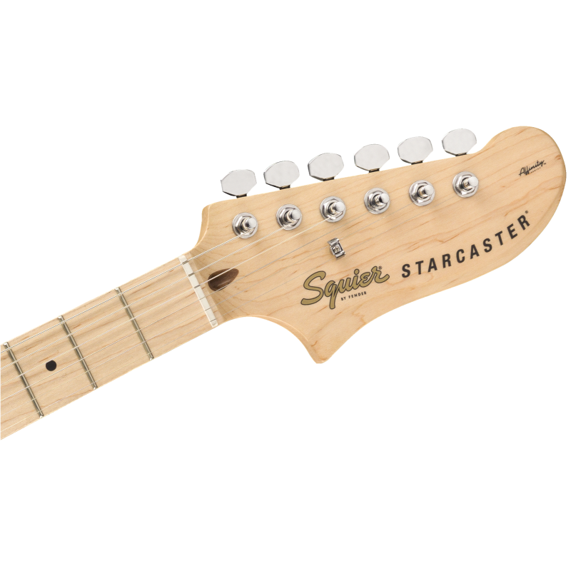 Squier Affinity Series   Starcaster ,MF, Olympic White - 5