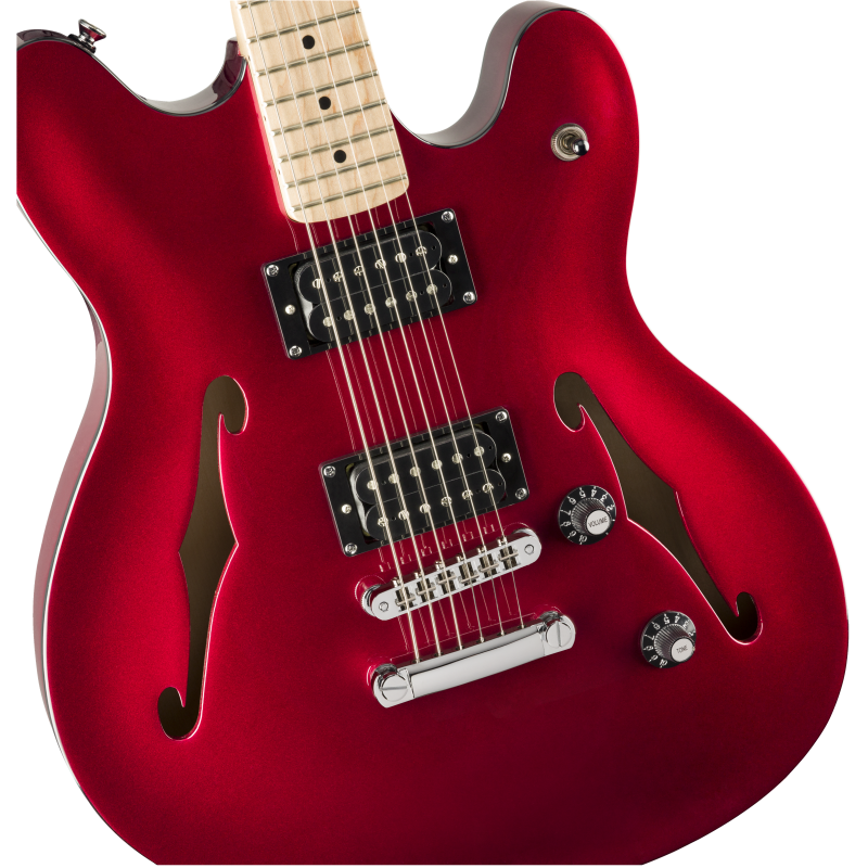 Squier Affinity Series   Starcaster ,MF, Candy Apple Red - 3