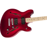 Squier Affinity Series   Starcaster ,MF, Candy Apple Red - 4