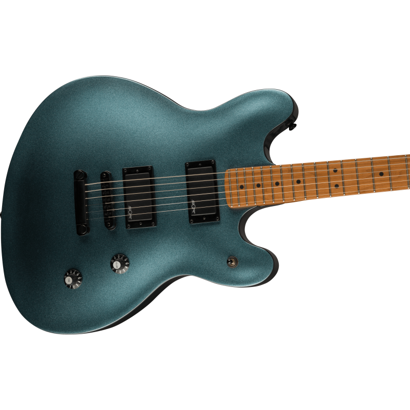 Squier Contemporary Active Starcaster , RoastedMF, Gunmetal Metallic - 4