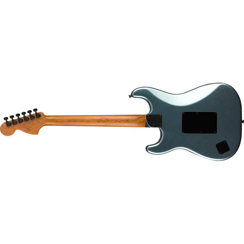Squier Contemporary Stratocaster  HH FR, RoastedMF, Black Pickguard, Gunmetal Metallic - 2