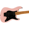 Squier Contemporary Stratocaster  HH FR, RoastedMF, Black Pickguard, Shell Pink Pearl - 4