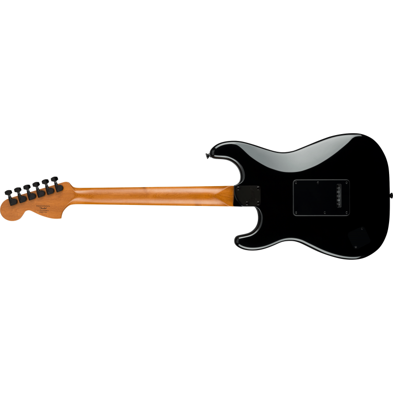 Squier Contemporary Stratocaster  Special, RoastedMF, Silver Anodized Pickguard, Black - 2