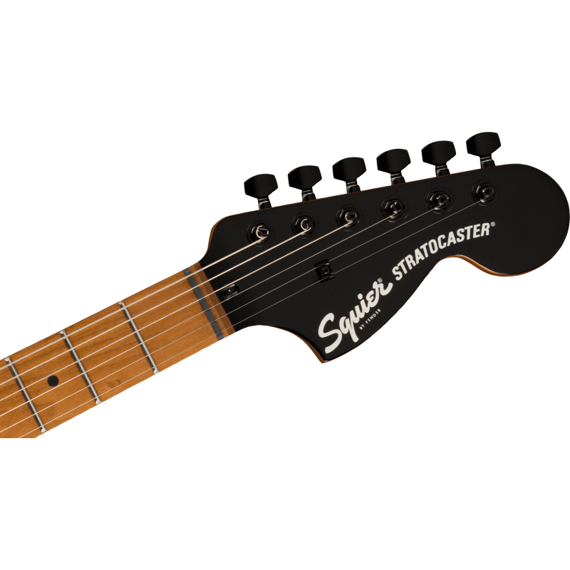 Squier Contemporary Stratocaster  Special, RoastedMF, Silver Anodized Pickguard, Black - 5
