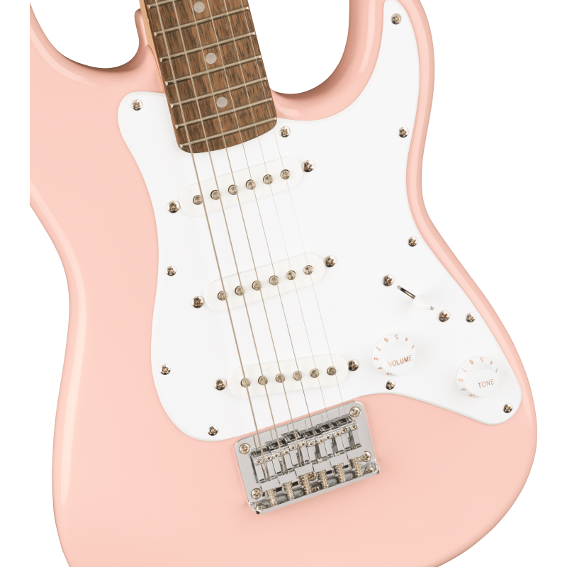 Squier Mini Stratocaster ,  LF, Shell Pink - 3