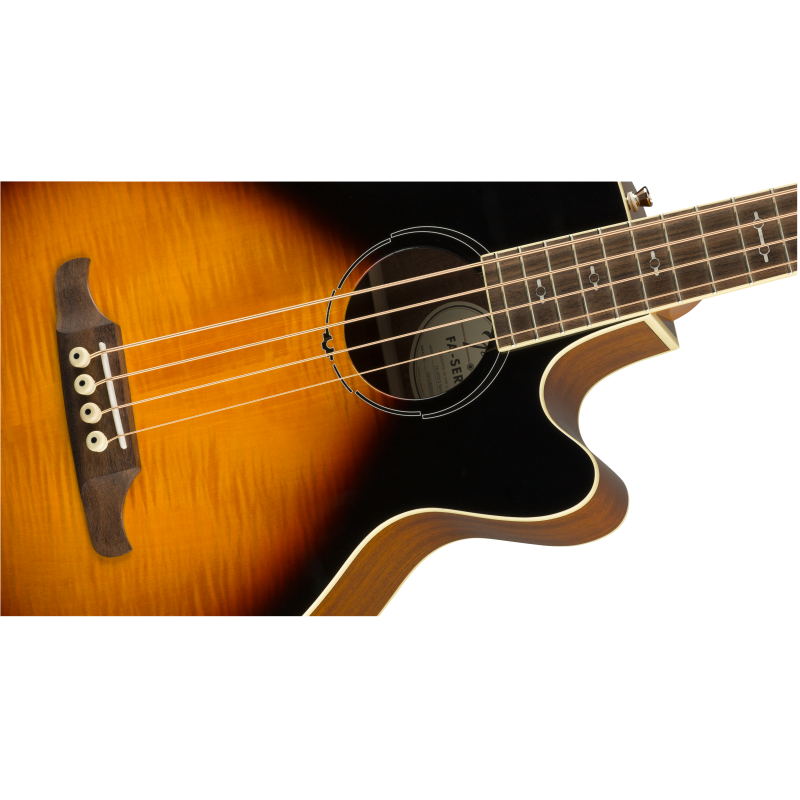 Fender FA-450CE Bass, 3T Snbrst WN - 4
