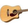Fender CD-140SCE Dread 12, Nat w/case WN - 4