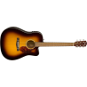 Fender CD-140SCE Dread, SB w/case WN - 3