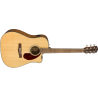 Fender CD-140SCE Dread, Nat w/case WN - 3