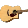 Fender CD-140SCE Dread, Nat w/case WN - 4