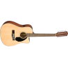 Fender CD-60SCE Dread 12-str, Nat WN - 6