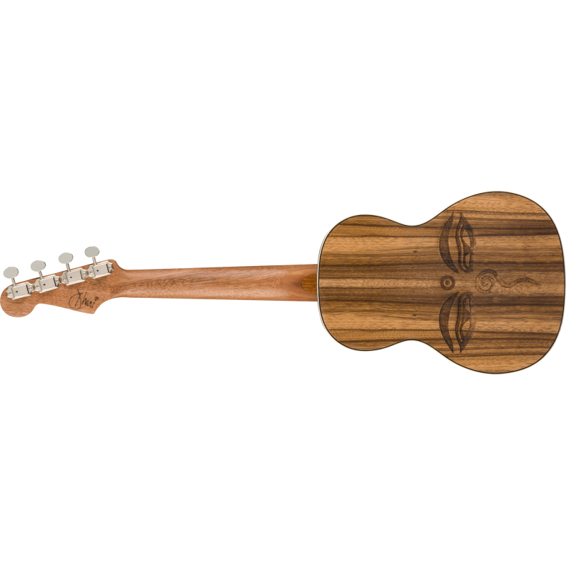 Fender Dhani Harrison Uke, Walnut Fingerboard, Sapphire Blue - 2
