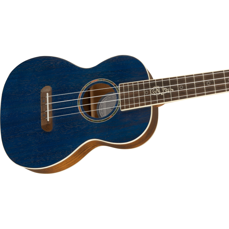 Fender Dhani Harrison Uke, Walnut Fingerboard, Sapphire Blue - 4
