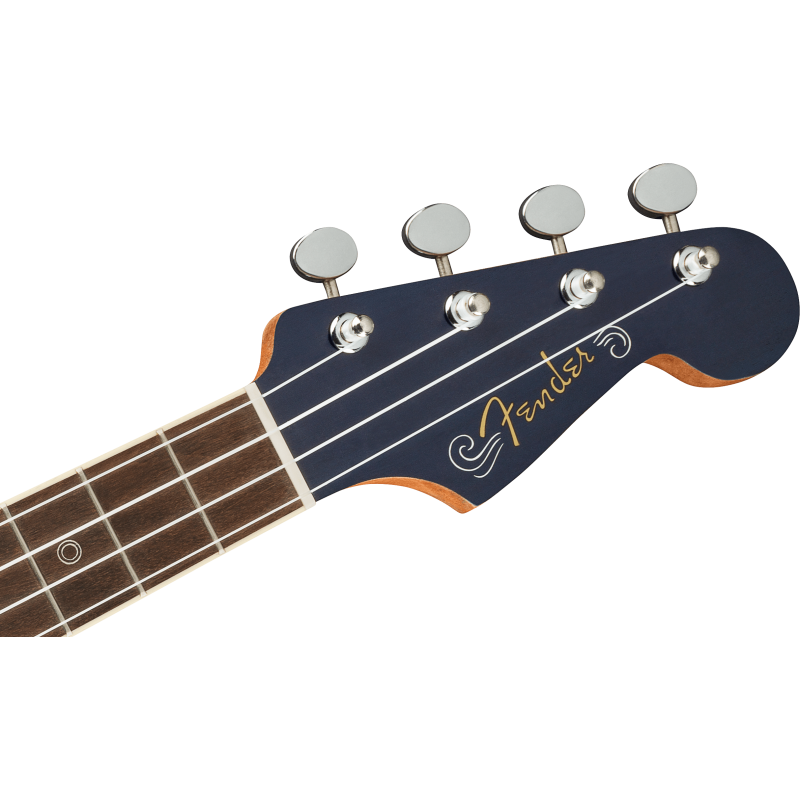 Fender Dhani Harrison Uke, Walnut Fingerboard, Sapphire Blue - 5