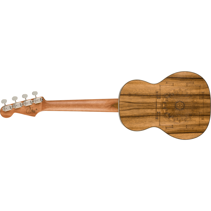 Fender Dani Harrison Uke, Walnut Fingerboard, Turquoise - 2
