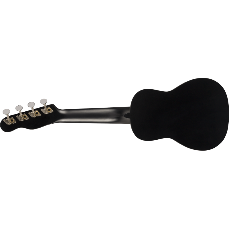 Fender Venice Soprano Uke, Walnut Fingerboard, Black - 2