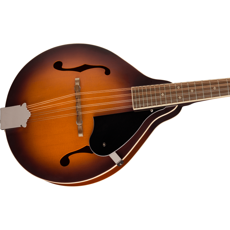 Fender PM-180E Mandolin, Walnut Fingerboard, Aged Cognac Burst - 6