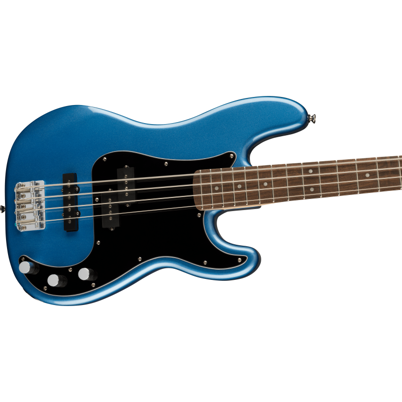 Squier Affinity Series™ Precision Bass PJ, LF, Black Pickguard, Lake Placid Blue - 4