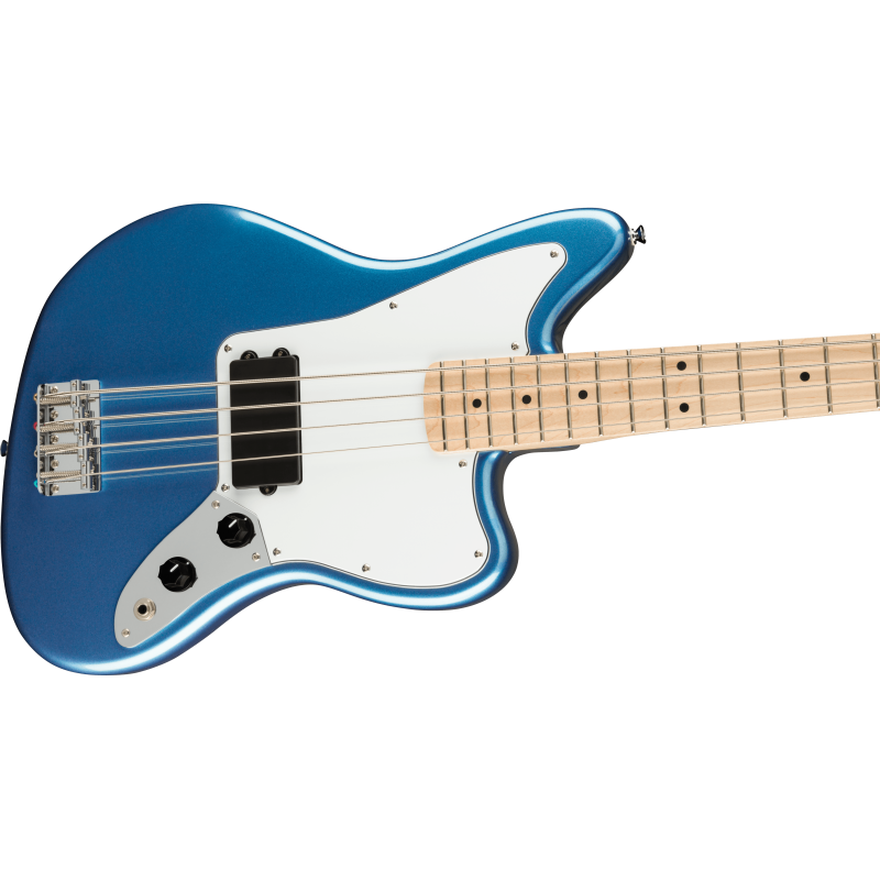 Squier Affinity Series™ Jaguar Bass H, MF, White Pickguard, Lake Placid Blue - 4