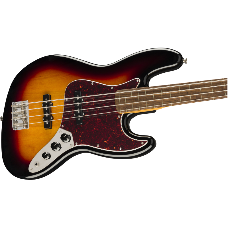 Squier Classic Vibe '60s Jazz Bass Fretless, LF, 3-Color Sunburst - 4