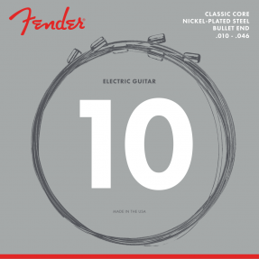 Fender Classic Core Electric Guitar Strings, 3255L, Nickel Plated Steel, Bullet Ends (.010-.046) - 1