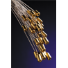Fender Super Bullet Strings, Nickel Plated Steel, Bullet End, 3250R Gauges .010-.046, (6) - 2