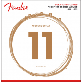 Fender 860CL Phosphor Bronze Dura-Tone Coated 11-52 - 1