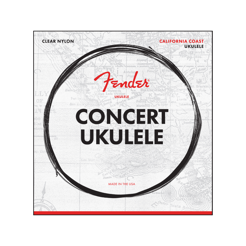 Fender Concert Ukulele Strings, Set of Four - 1