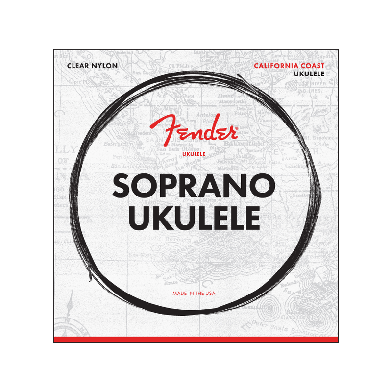 Fender Soprano Ukulele Strings, Set of Four - 1