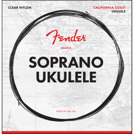 Fender Soprano Ukulele Strings, Set of Four - 1