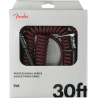 Fender Professional Coil Cable, 30', Red Tweed - 2