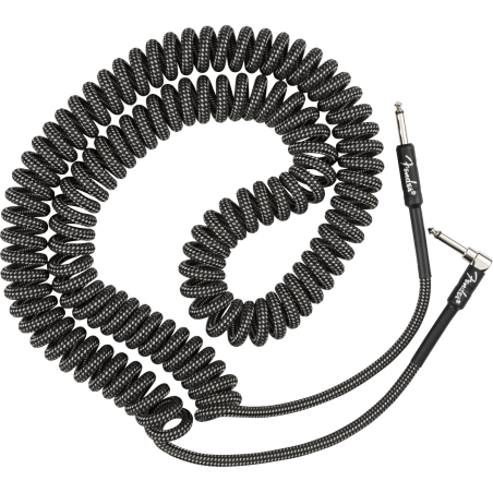 Fender Professional Coil Cable, 30', Gray Tweed - 1