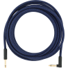 Fender 18.6' Angled Festival Instrument Cable, Pure Hemp, Blue Dream - 1