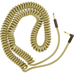 Fender Deluxe Coil Cable, 30', Tweed - 1