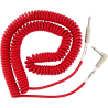Fender Original Series Coil Cable, Straight-Angle, 30', Fiesta Red - 1 Fender Original Series Coil Cable, Straight-Angle, 30', Fiesta Red - 1